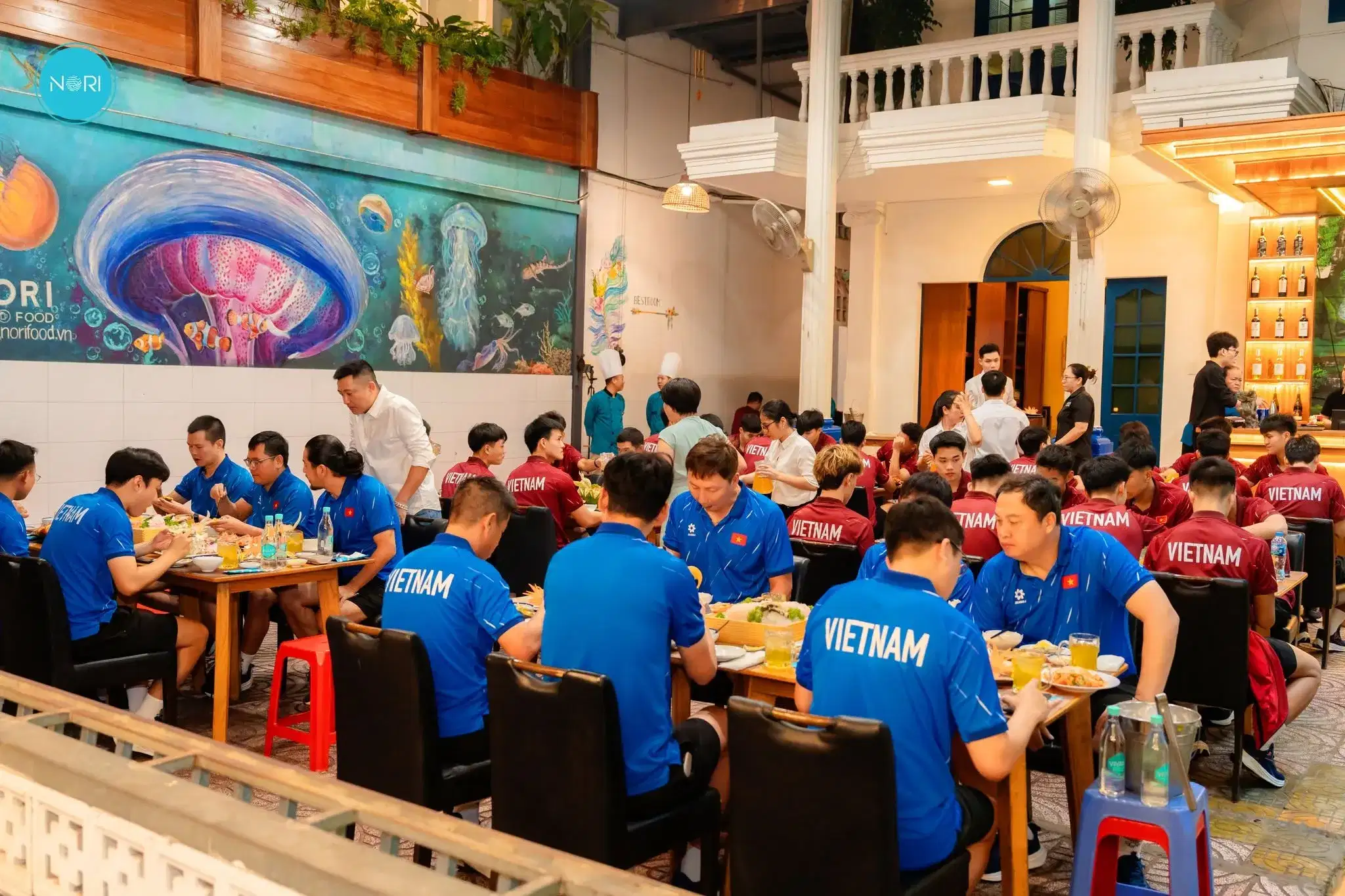 Cận cảnh đội tuyển quốc gia tại NORI