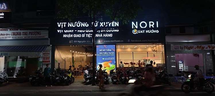 Nhà hàng NORI Quay Nướng Vũng Tàu về đêm