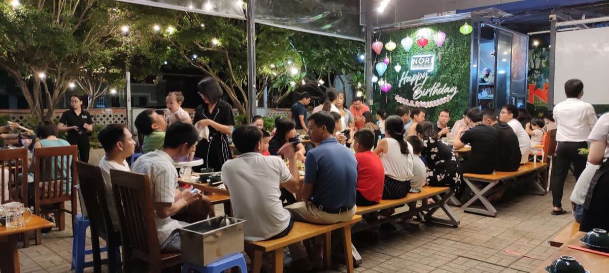 Thực khách dự tiệc tại nhà hàng NORI Vũng Tàu