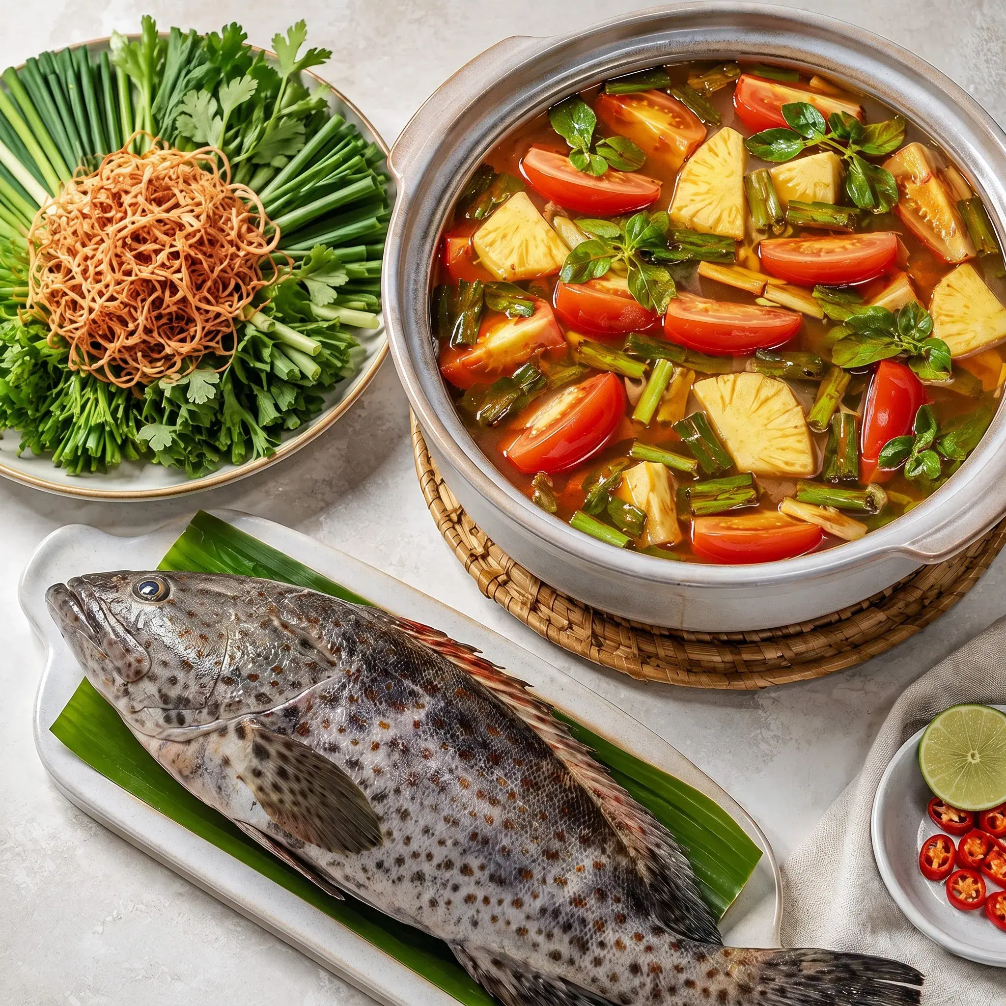 Cá Mú Đen Lẩu Thơm Cà - 1