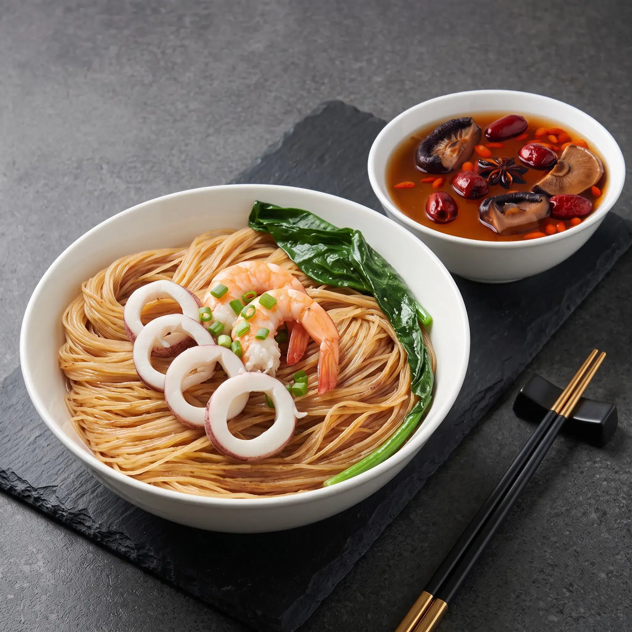 Hủ Tiếu Hải Sản Nước Tiềm (Khô) - 1