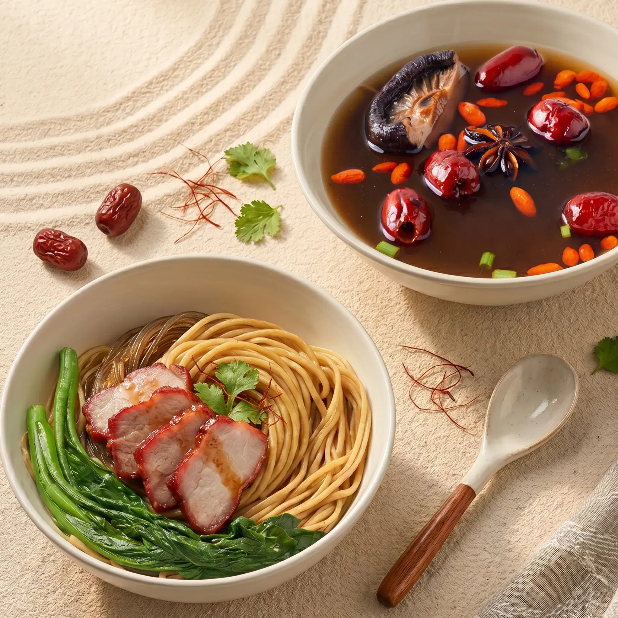 Hủ Tiếu Mì Xá Xíu Nước Tiềm (Khô) - 1