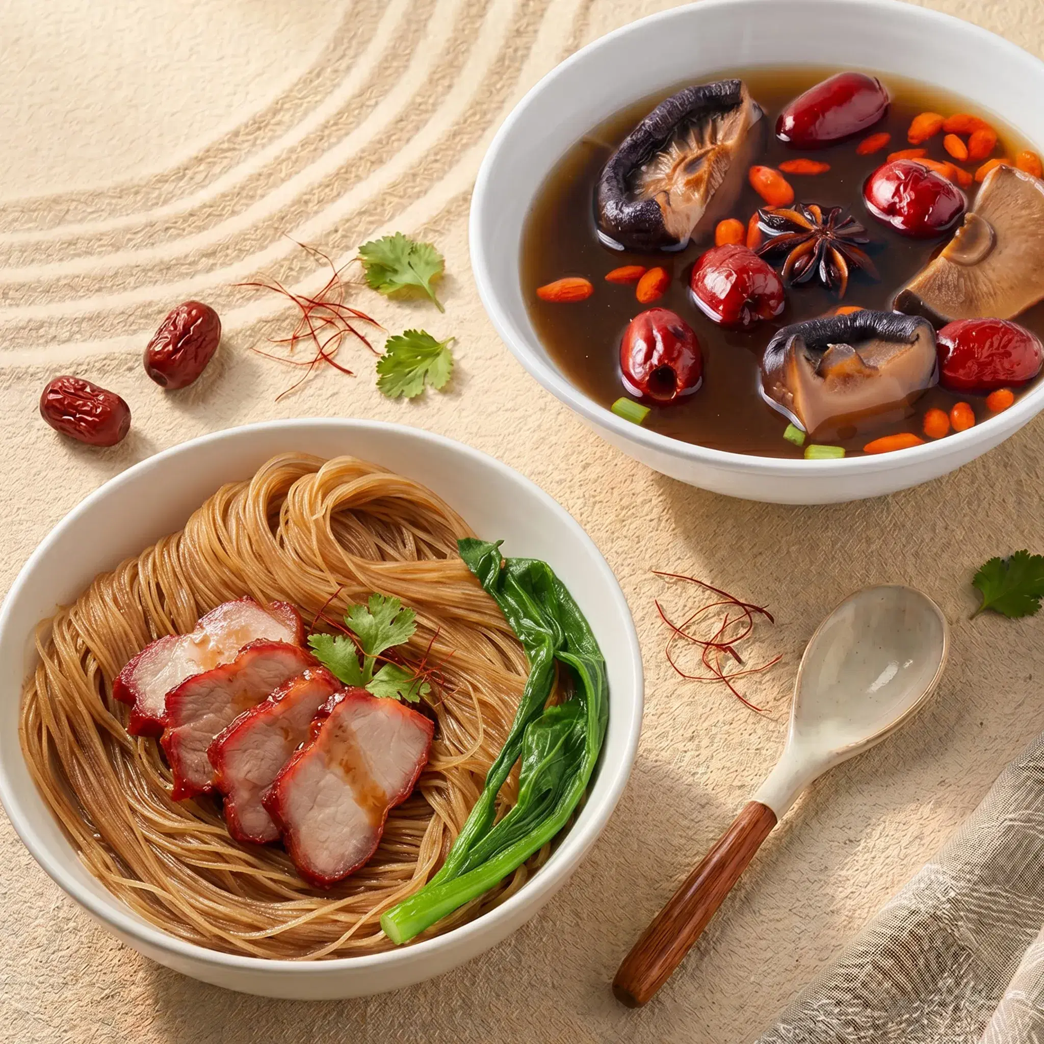 Hủ Tiếu Xá Xíu Nước Tiềm (Khô) - 1