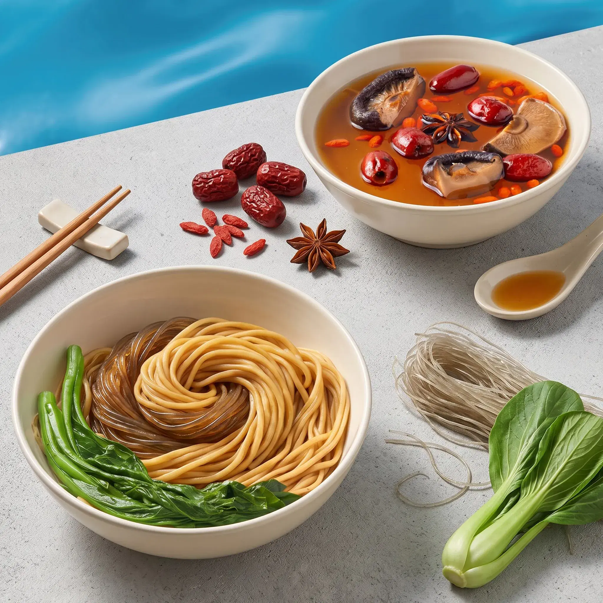 Hủ Tiếu Mì Nước Tiềm (Khô) - 1