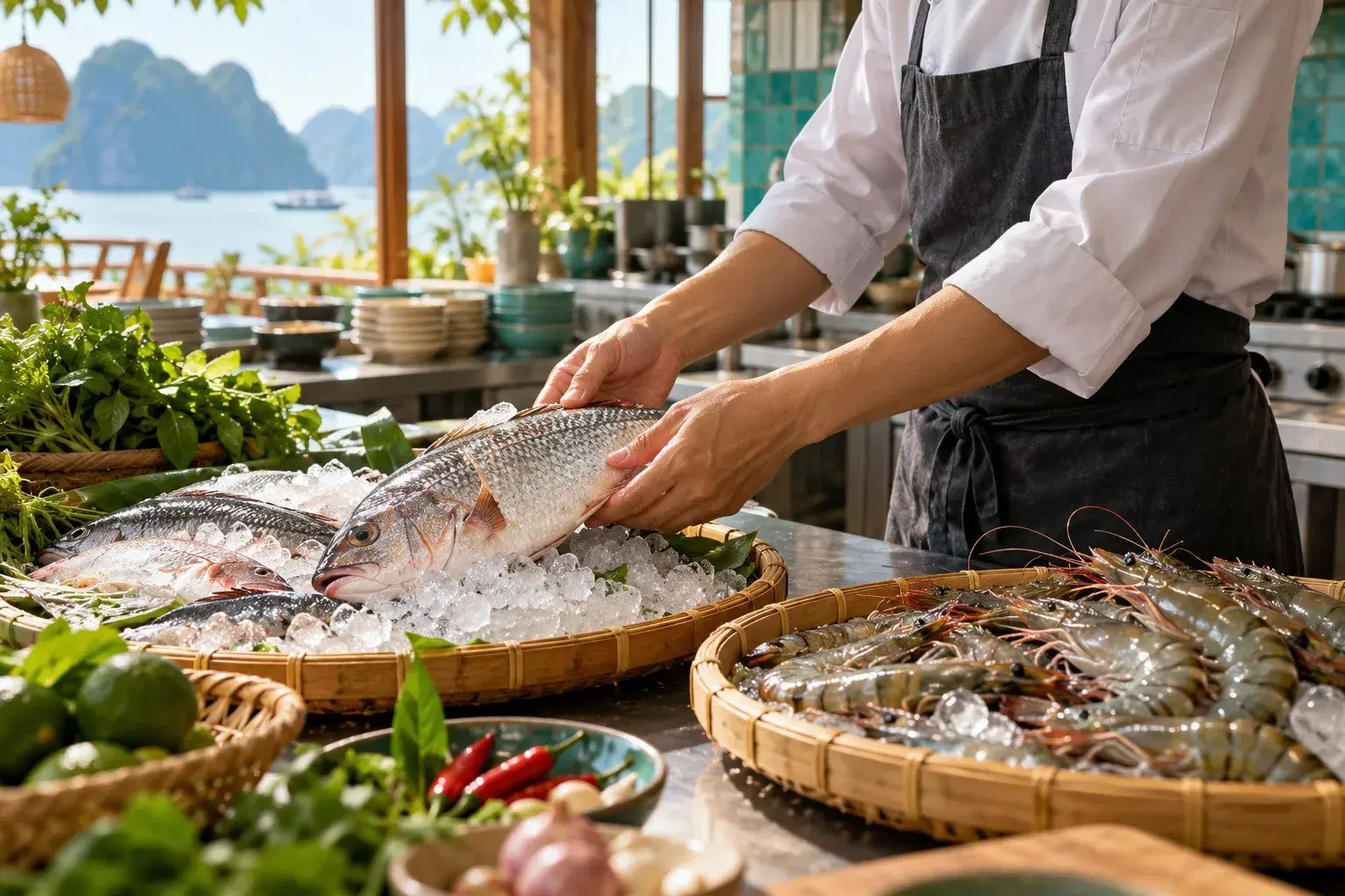 Một món hải sản ngon bắt đầu từ quyết định của người làm bếp