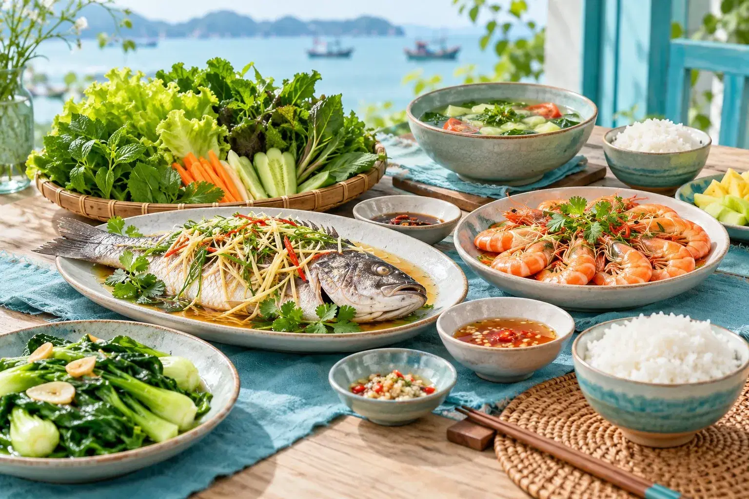 Một bữa hải sản cân bằng bắt đầu từ cách chọn món. Một bàn ăn ngon cần có nhịp: món biển, rau xanh và cách chế biến phù hợp với người cùng bàn.