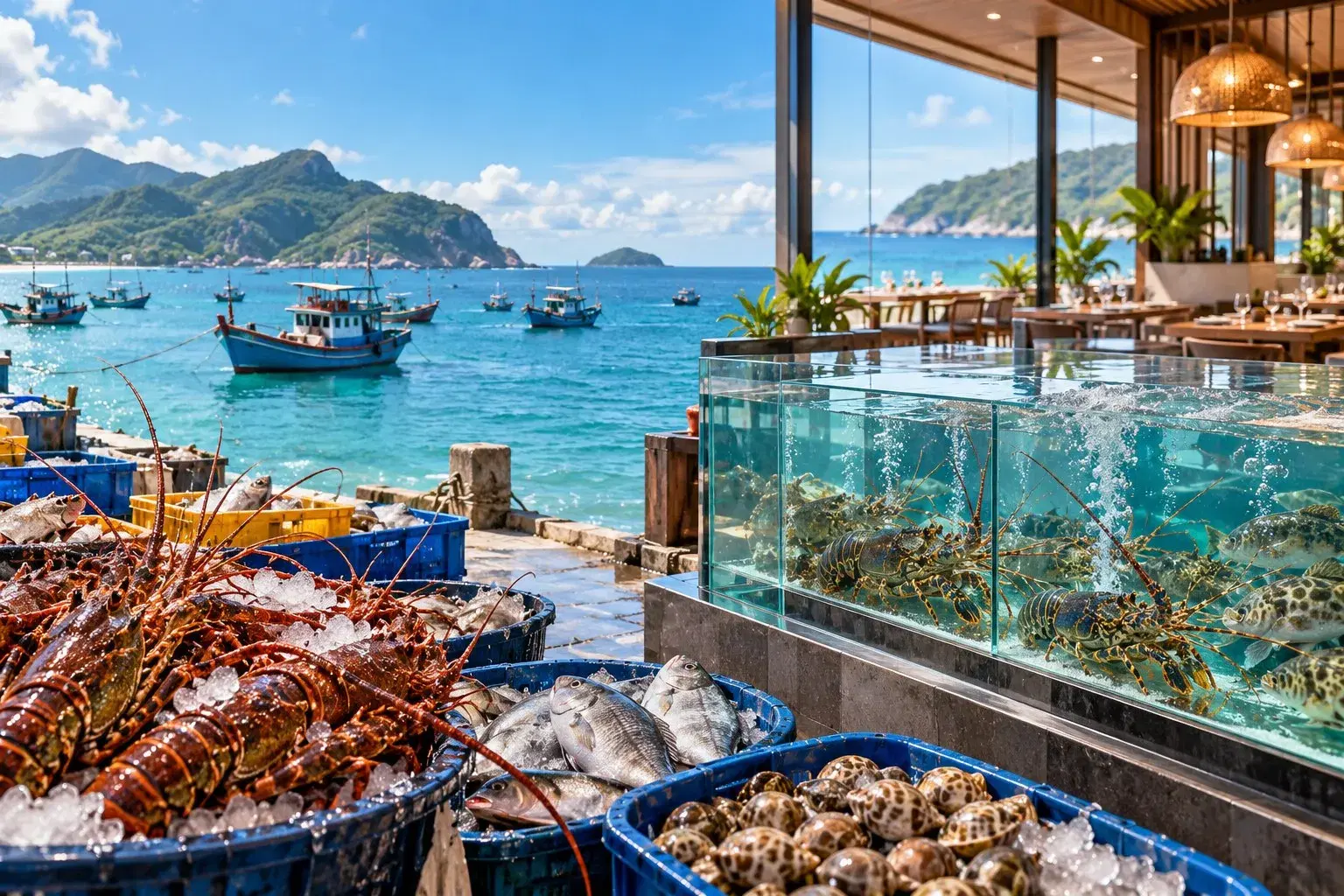 Từ Côn Đảo đến NORI: để khách tự kiểm chứng giá trị thật. Từ suy nghĩ của người sáng lập ở Côn Đảo đến trải nghiệm chọn hải sản tại Vũng Tàu, NORI theo đuổi giá trị có thể nhìn thấy.